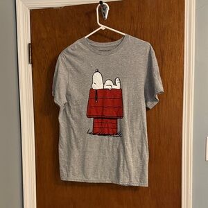 Gray Snoopy T-Shirt